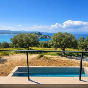 Luxury villa rental Halkidiki – Astria Villa with sea view and private pool