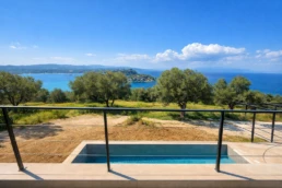 Villa with private pool Vourvourou — Astria Villa #1 sea view balcony