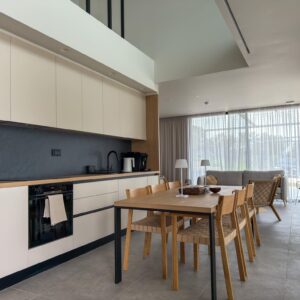 Villa 2 in Vourvourou, Halkidiki, with contemporary design, private pool, and lush natural surroundings.